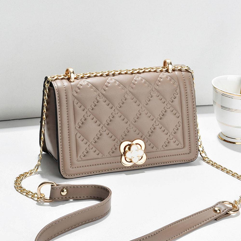 Chain PU Rectangle Crossbody Shoulder Bags