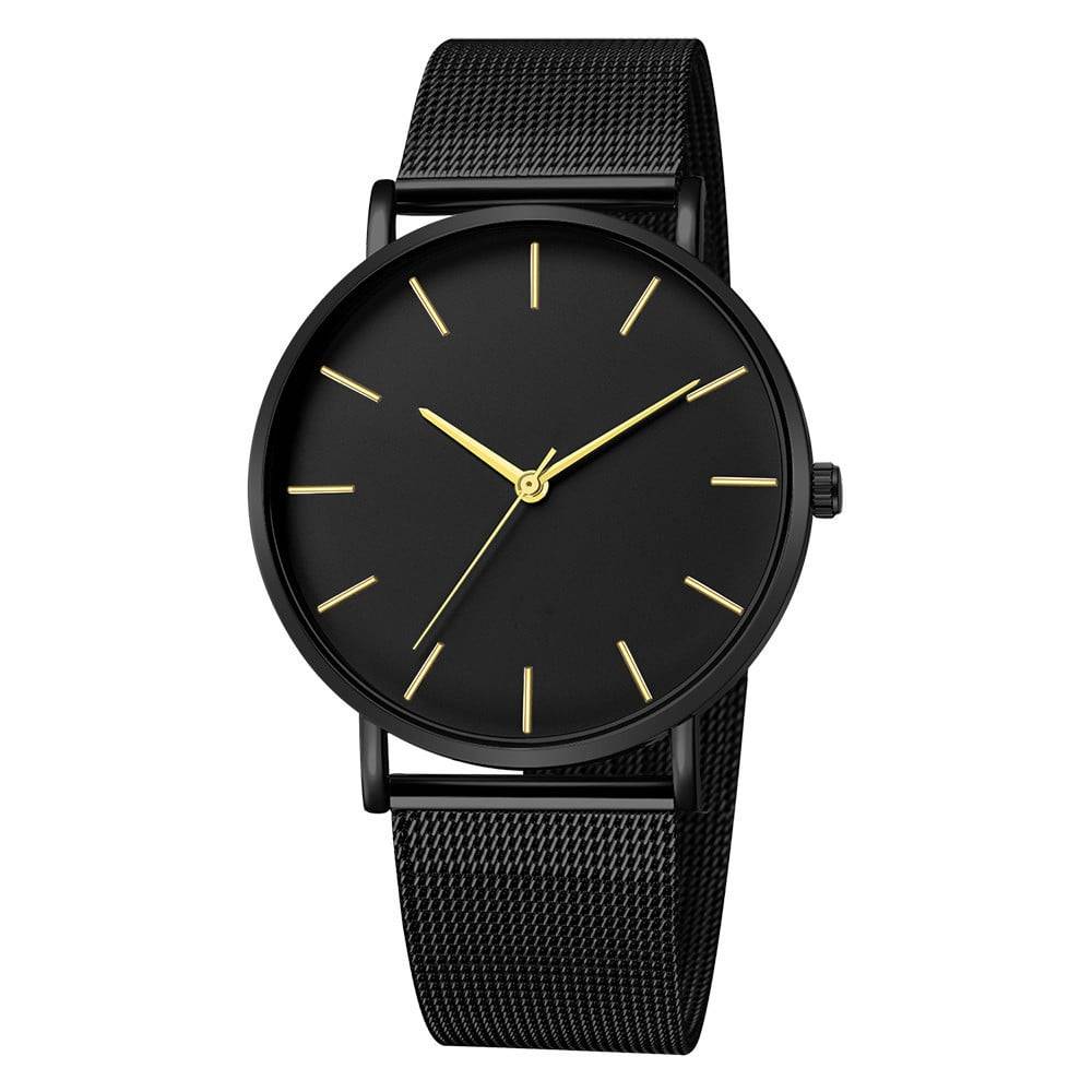 Scale Mesh Belt Quartz Men's Casual Quartz Watch