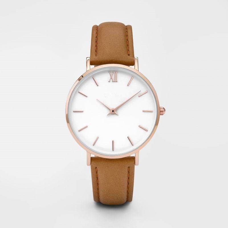 Simple Casual Roman Scale Women's Watch Belt Fashion Watch For Women